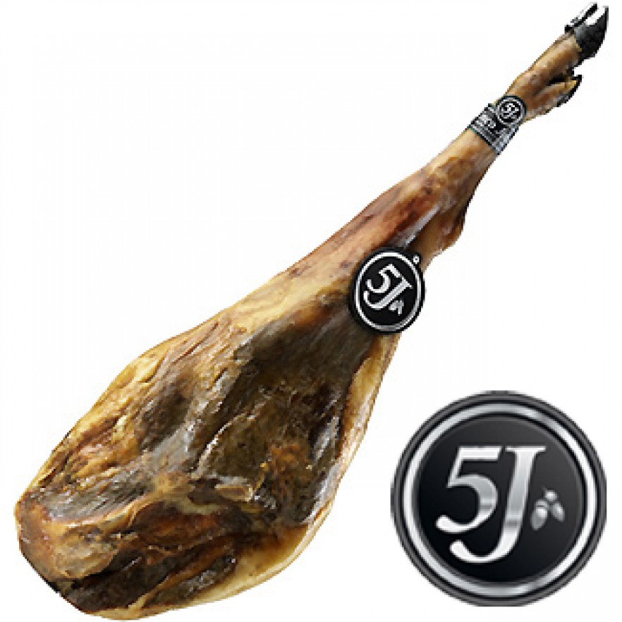 CINCO JOTAS Jamón ibérico puro de bellota de jabugo peso aproximado pieza 8,6 kg